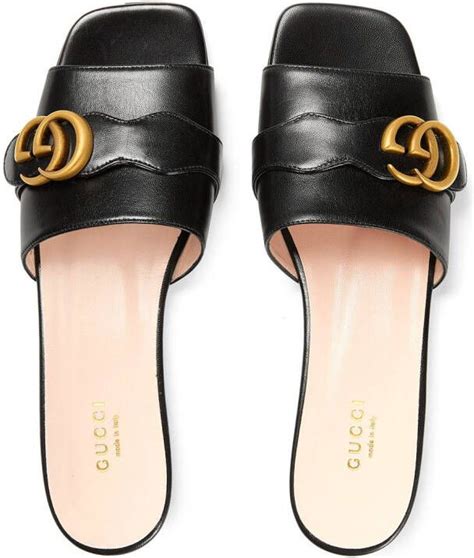 gucci instappers dames zwart|gucci slippers 2015 reissue.